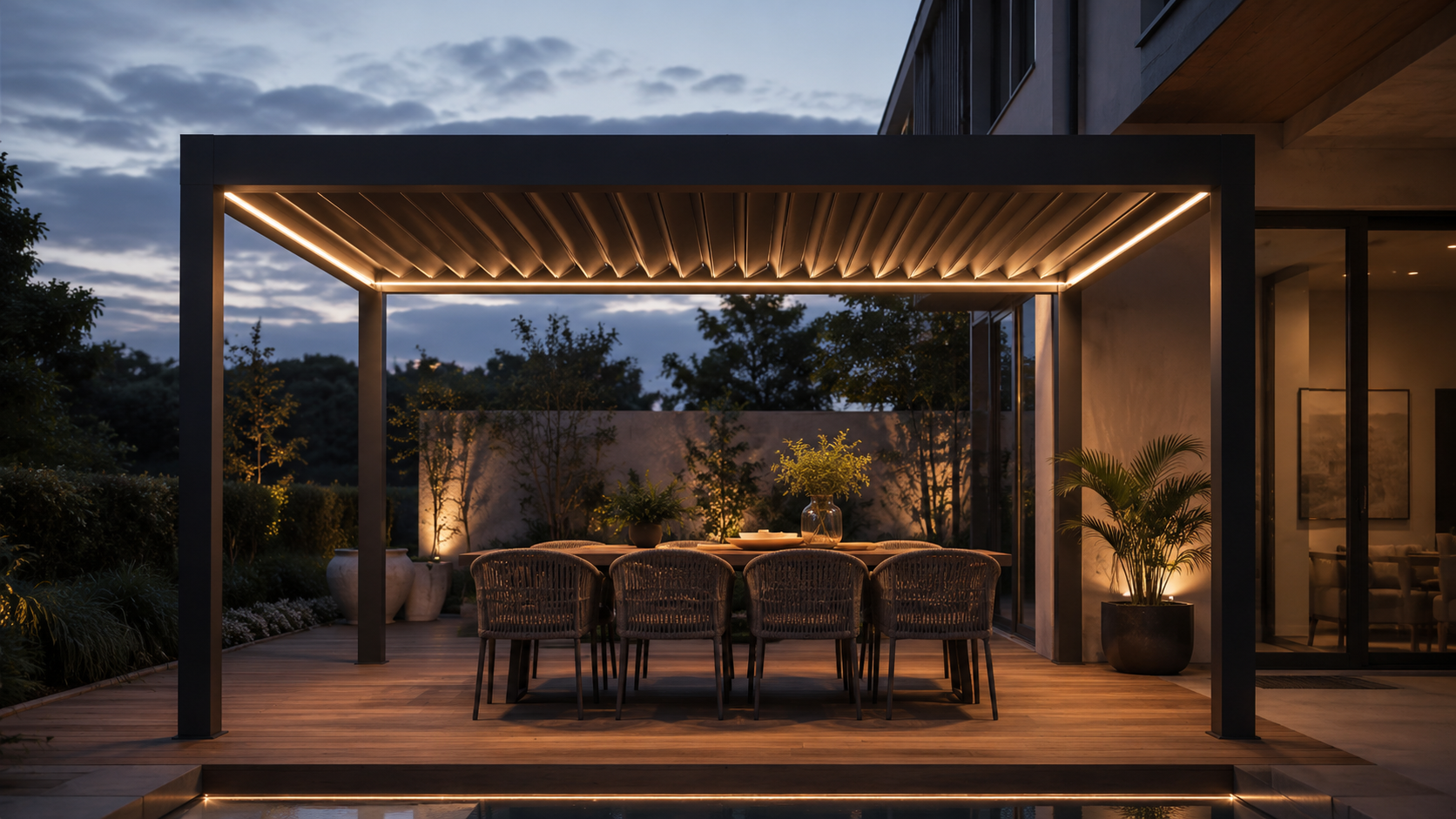 Outdoor Pergola Lighting Ideas for Dining After Dark