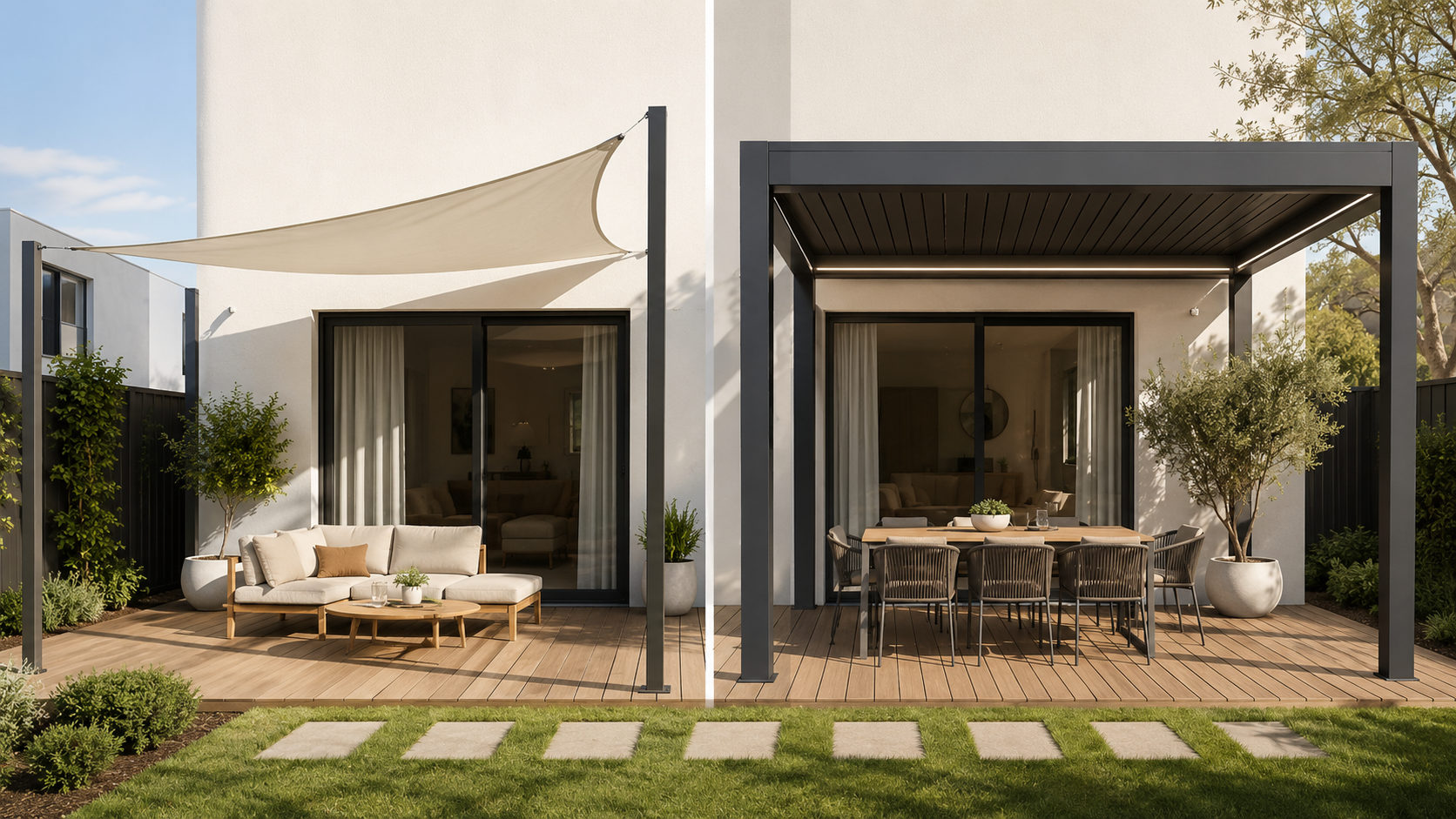 Roofed Pergola vs Shade Sail: Which Works Better Long Term?