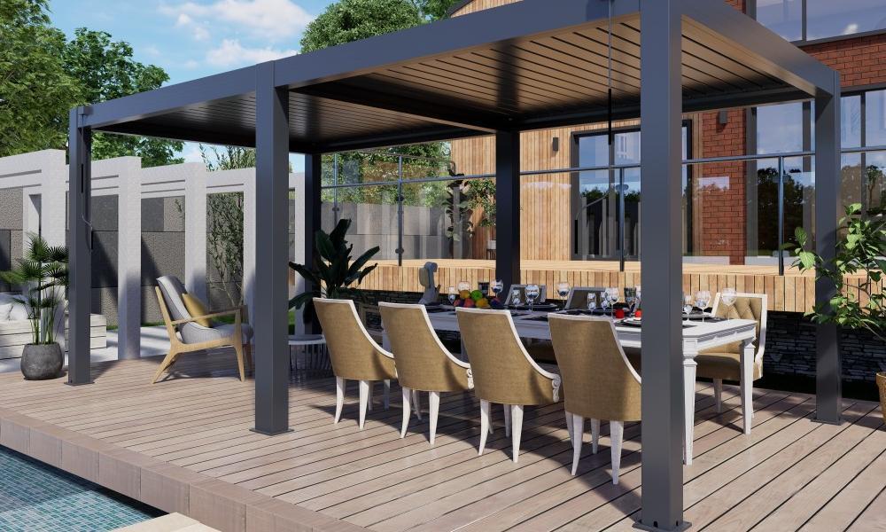 Louvre Roof Pergola Benefits for Sun, Rain and Airflow